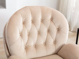 Accent chair TV Chair Living room Chair Beige sofa with Ottoman W676P232273
