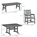 Pieces Patio Furniture Set 77384231