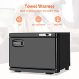 Hot Towel Warmer for Facials Massage, Esthetician Towel Heating Cabinet Black, Aluminum Chamber, 38901427