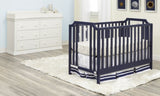 Celeste 3-in-1 Convertible Island Crib Navy Blue B02263635