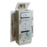 White 6-Drawer Jewelry Armoire B062P181346