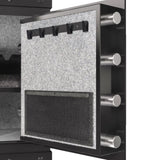Three-lock safe, measuring 20.4 16.5 14.1 , suitable for home and office use, large steel W396P307320