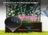 Garden Bed Galvanized PlanterGarden Bed with Privacy Pan 02068888