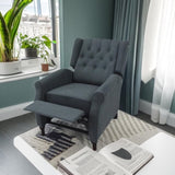 Redde Boo New Design Classic Dark Gray Waterproof Fabric Living Room Pull Button Sofa, High Back W118348061
