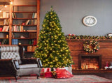 FCH 6ft PVC Material DIY 150 Lights Warm Color 8 Modes 1050 Branches Christmas Tree Green 11385269