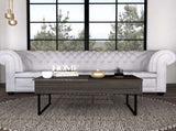Westover Rectangle Lift Top Coffee Table Carbon Espresso and Onyx B06280167
