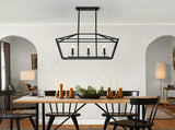 3-Light Farmhouse Kitchen Island Lighting,3 Light Industrial Linear Chandelier for Dining Room Metal W5008P465017