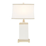 ZNTS Rectangular Ceramic Table Lamp B03599269