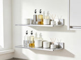 2-Pack 8.6" x 16" Stainless Steel Wall Shelves with Backsplash, 44 lbs Load Capacity, Heavy-Duty 60212749
