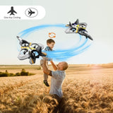 V17 Remote Control Plane 2.4Ghz Foam RC Airplanes Helicopter Quadcopter,Spinning Drone with Cool 98105703