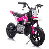 24V Kids Ride On Electric Toy Motocross Motorcycle,200W High Speed Hub Motor,Rear wheel shock W1578P225049