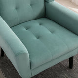 Modern Soft Velvet Material Ergonomics Accent Chair Living Room Chair Bedroom Chair Home Chair With W676P313960