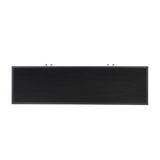 U_STYLE Distinctive Features of Four-Door Sideboard with Metal and Cross-Leg Design,Suitable for N711P170791B