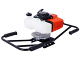 2.7HP Post Hole Digger 63cc two person handle Gas-Powered 2-Stroke Auger Digging Drill Shaft Size W465109919