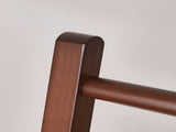 Heavy-Duty Solid Wood Freestanding Clothes Rack, A-Shaped Garment Hanger Stand with 81496463