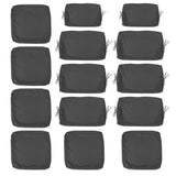 Cushion Covers for 7 Pcs Wicker Rattan Sectional Sofa, 14Pack Cushion Slipcovers Set W2911P286667