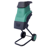 15Amp Electric Wood Chipper/Shredder with Wheels Electric Garden Shredder Portable Chipping Width W465P146809