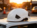 Adjustable Vented Safety Helmet, 6-Point Ratchet Suspension Hardhat for Industrial Construction Work 62756450