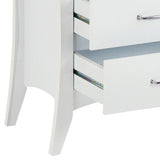Babb White Finish Accent Table B2726P288771