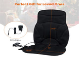 10-Motor Heated Massage Chair Pad - 4 Body Zones, 5 Programs3 Speeds, 113&degF Heat 06944300