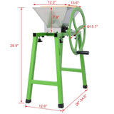 7L Manual Juicer Grinder With stand,Portable Fruit crusher with wheel Stainless Steel fruit Scratter W46563694