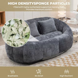 COOLMORE Bean Bag sofa Lazy Sofa Durable Comfort Lounger High Back Bean Bag Chair Couch for Adults W395P181439