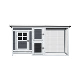 Outdoor Indoor Poultry Cage Small Animal House outdoor chicken hutch coop with running cage W21949176