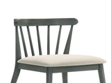 2-Piece Rustic Dining Chairs, Solid Wood Frame, Farmhouse Design, Easy Assembly W2537P214547