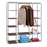 ZNTS 69" Portable Clothes Closet Wardrobe Storage Organizer with Non-Woven Fabric Quick and Easy to 84183765