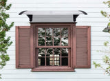 HT-100 x 80 Household Application Door & Window Rain Cover Eaves Canopy White & 87203302