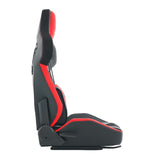Universal PVC Bucket Style Reclinable Sport PU Leather Simulator Racing Seat with Adjustable Lock W3229P339718