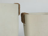 Round Concrete Planter Set of 2, Large Outdoor Indoor Handmade Rustic Decorative Planter Pots with W347P465313