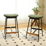 Modern Set of 2 Bar Stools Comfortable & Stylish Counter Height and Bar Height Bar Stools,Soft W2105P145997