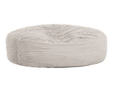 Modern 5-Foot Round Memory Foam Bean Bag Soft Corduroy Fabric Bean Bag Chair, Taupe B2741P329275