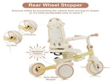 7 in 1 Baby Tricycle, Foldable Toddler Tricycle with Removable and Adjustable Parent Handle, Toddler N726P248345Y