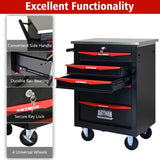 5 Drawers Multifunctional Tool Cart with Wheels,Metal Rolling Tool Cart Storage for Garage Workshop W1102P245250