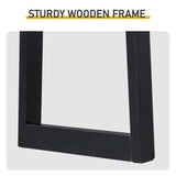 43.3 Inch Solid Wood Console Table for Entryway, Sofa Table Narrow Entryway Table for Hallway, 73212286