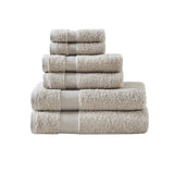 100% Egyptian Cotton 6 Piece Towel Set B03599336