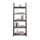 ZNTS 5-Tier Shelves,Bookshelf, Storage Rack, Bookcase with Rubber Wood Frame, Ladder Shelf for Living W2582P195345