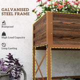 Garden Bed Galvanized Planter 90861932
