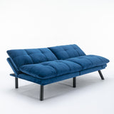 Navy Blue Convertible Folding Modern sofa Bed W570124913