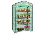 69x49x160cm Black Iron Pipe Pointed Mini Flower Stand With 4 Layers Of Grid, With Zipper Rolling 18889592