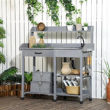 Garden Work BenchOpen Shelf Storage 38920001