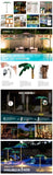 5ft 207 Lights 31V 6W Coconut Tree Lights Garden Tree Lights Decoration 62572914