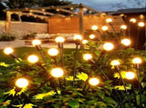 6solar garden lights outdoor, firefly solar wind swing, IP4X waterproof solar outdoor 42471444