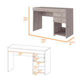 Austin Writing Computer Desk, Two Drawers, One Cabinet B128P148866