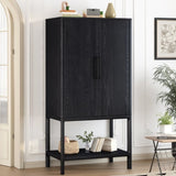 U_STYLE Sophisticated Oak Veneer Cabinet with multiple storage functions,Suitable for N711P210122B