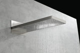Shower System,Waterfall Rainfall Shower Head with Handheld, Shower Faucet Set for Bathroom Wall TH-78110-NS