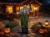Crawling Zombie Halloween Decoration, Voice & Clap Activated Animated Groundbreak Zombie Prop with 77507655