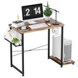 ZNTS 32 inch home office desk, gaming computer desk with console, modern minimalist style computer desk, 23999271